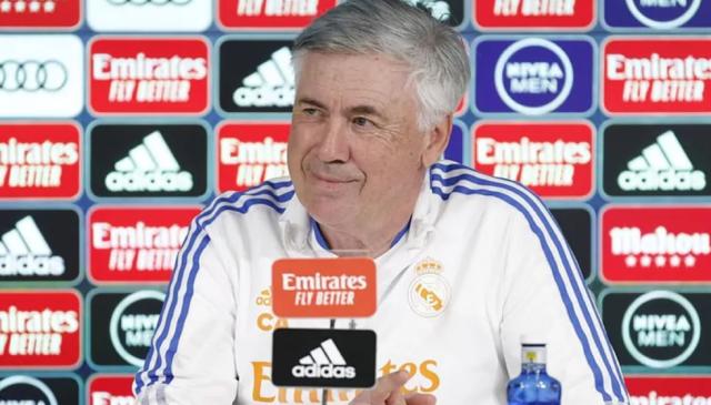 v体育-安切洛蒂：不排除轮换核心 卡塞米罗可能出任中卫